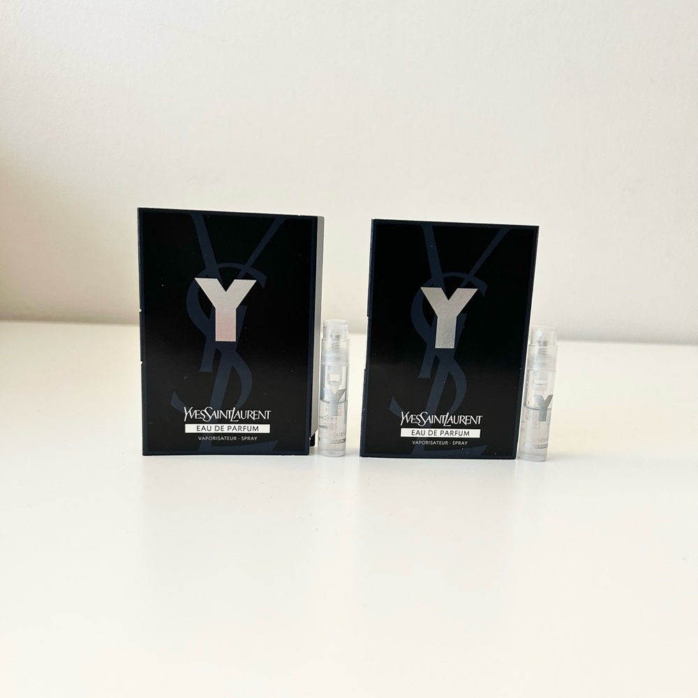🌸YVES SAINT LAURENT Y EDP Vial Spray Sample 1.2 mL x 2